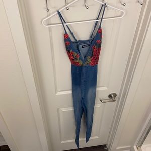 Denim jumpsuit